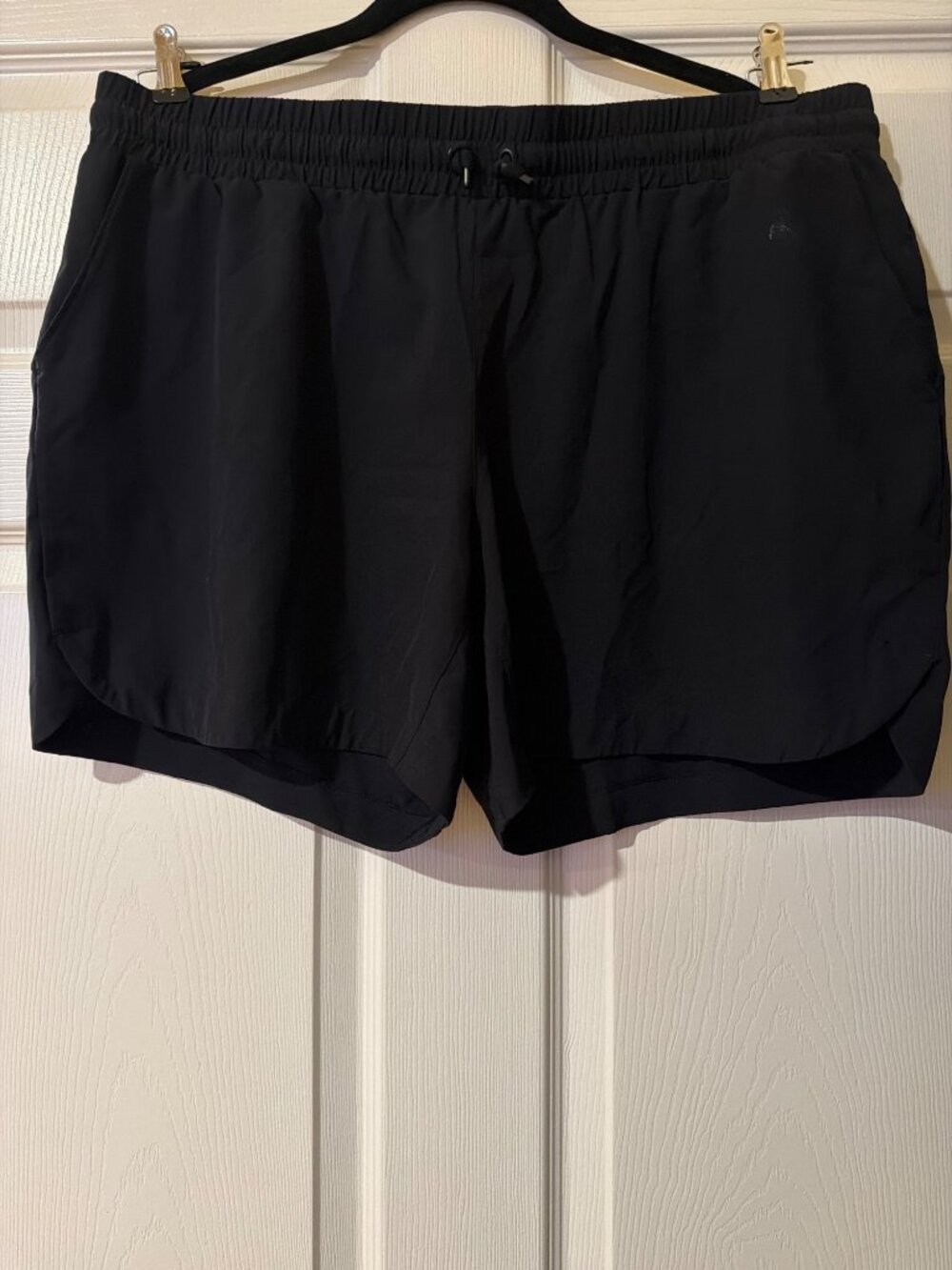 Mondetta Mens Black Performance Shorts XL 92% Polyester 8% Spandex Elastic Waist